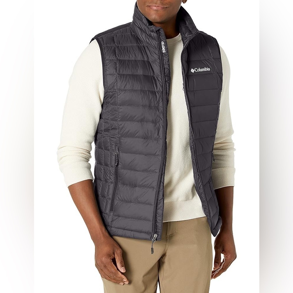 Columbia Mens Winter Down Vest Black 1X